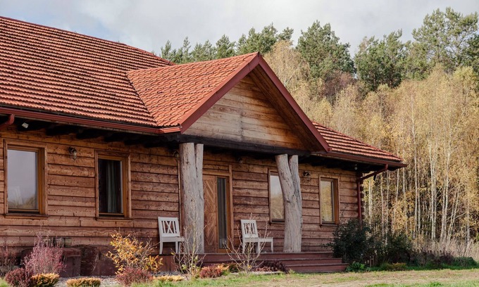 gmina Tuczna Cabaña | Escape forest cottage with sauna