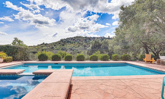 North Ridge Casa | Escondido Home: Private Pool, 2 Grills & Fire Pit!