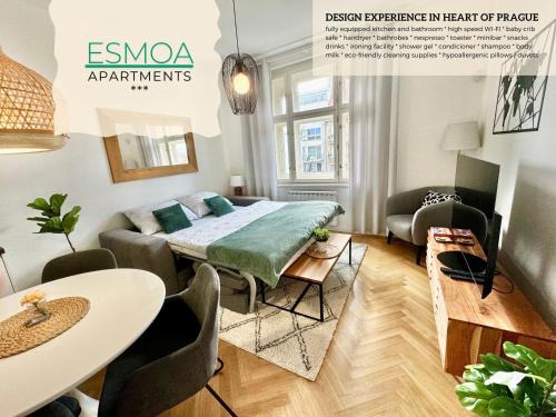 Prague 7 Apartamento | ESMOA apartments - Ovenecká, Praha 7 - plně vybaven