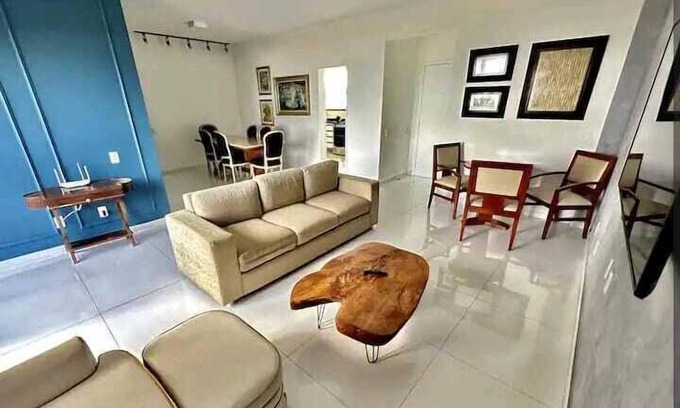 Praia do Futuro I Apartamento | Espaço amplo com Vista Mar