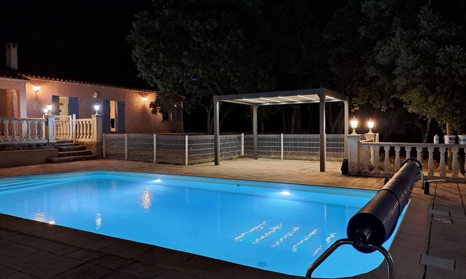 Moissac-Bellevue Casa | Esquiròu Varois - Maison avec piscine
