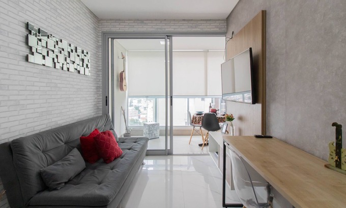Guarulhos City Centre Apartamento | Estúdio Moderno, Centro de GRU 9km do Aeroporto Internacional Guarulhos
