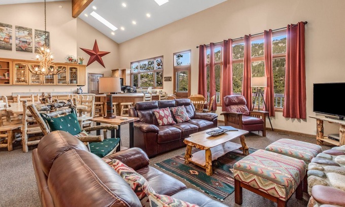 Aspen Brook Casa | Estes Escape - Amplio refugio familiar en la montaña SLEEPS 14 - EV # 6071