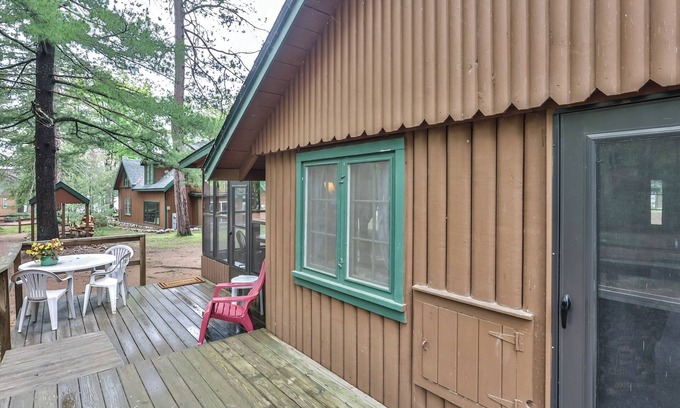 St Germain Cabaña | This cute 2 bedroom vacation home emphasizes the fact that you are up north.