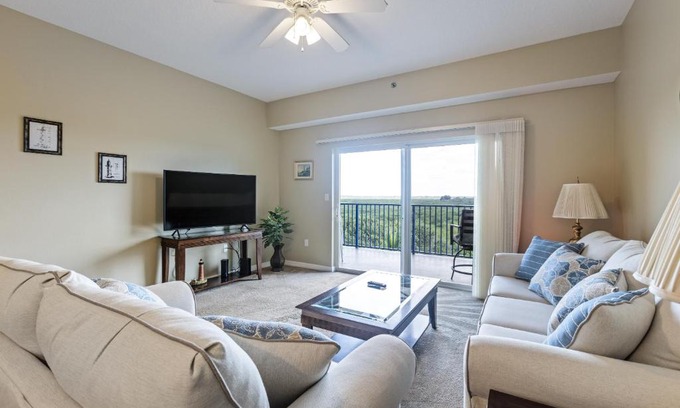 New Smyrna Beach Casa | Estuary Views Close to Pool Amenities Walk to Beach 9-505