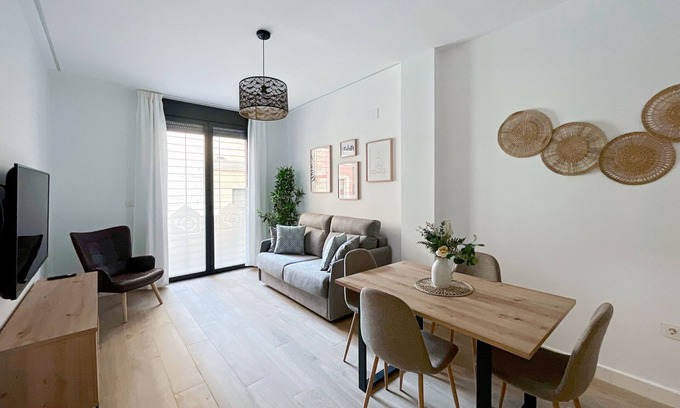 Perchel Sur Apartamento | Estudio con cama doble - Picú Home