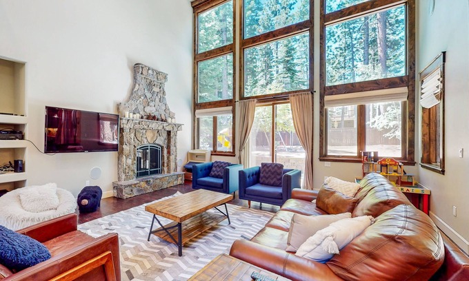 North Upper Truckee Casa | European-Style Washoe Meadows Estate | Sauna, Smart TVs, Playground & Grill