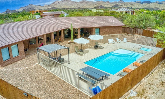 Tucson Apartamento | Event Ready Spacious Tucson Villa with Private Pool on 4 Acres and Stunning View