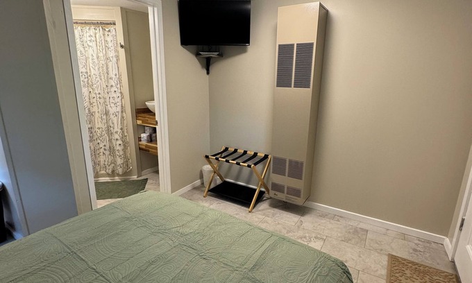 Wellston Cabina | Evergreen Escape 1 bed cabin near Tippy Dam, Trails, Lake Mi, Manistee River NEW