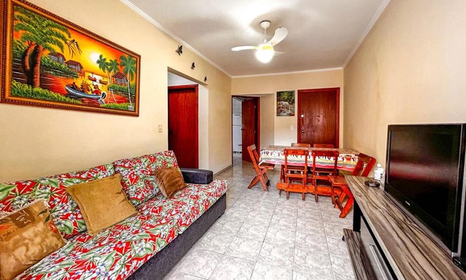 Aviacao Apartamento | Excelente apto a 170m da Praia da Aviacao SP