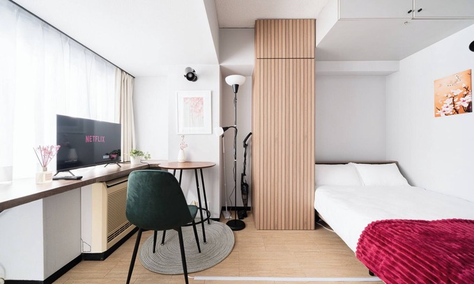 Gohongi Apartamento | Excellent access to Shibuya area! Residence with cherry blossom motif [307].