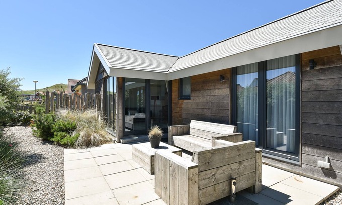Callantsoog Chalet De Esquí | NUEVO, exclusivo chalet con jardín en la playa, casi en la playa, casi en el centro
