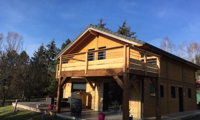 Langatte Casa | Exclusiva casa para sentirse bien con chimenea, sauna, gran terraza cerca del lago para nadar