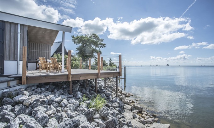 Bovenkarspel Chalet De Esquí | Exclusiva villa de recreación con hermosas vistas sobre el Markermeer
