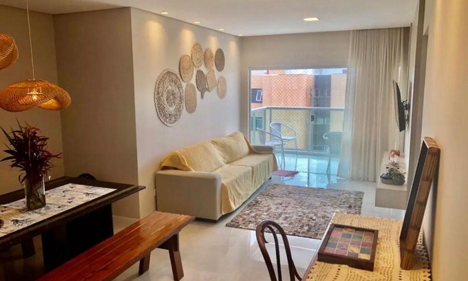 Ponta Verde Apartamento | Exclusivo três quartos na praia de ponta verde próximo ao Maceió mar hotel - Apto 802