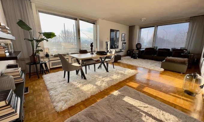 Golzheim Apartamento | Exklusiver Rheinblick Messe Parken Luxus 10 Personen