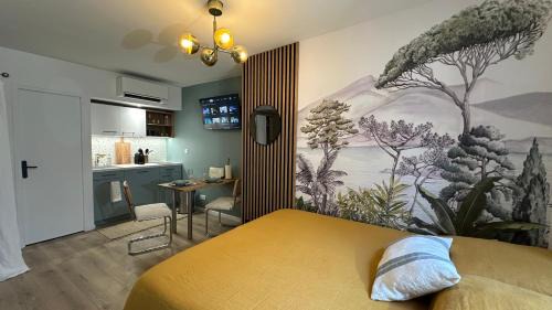 Auxerre Apartamento | Exotic Garden - Studio cosy hypercentre Auxerre