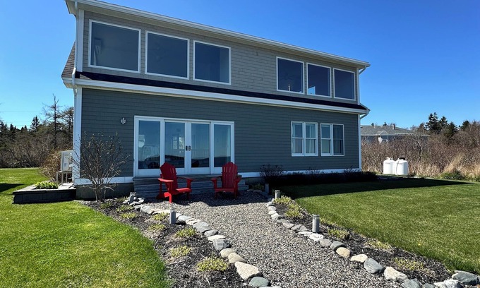 Jonesport Casa | Experience Maine's Coastal Splendor, Updated Oceanfront Cottage with Views