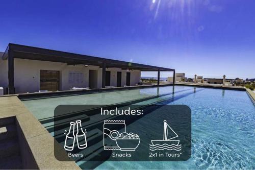 El Tezal Casa | Exquisite Beachside 2 BR Gym & Rooftop Pool