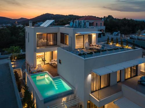 Jezera Villa | Exquisite Murter Villa Villa Luxor 4 Bedrooms Heated Pool & Spa & Gym Jezera