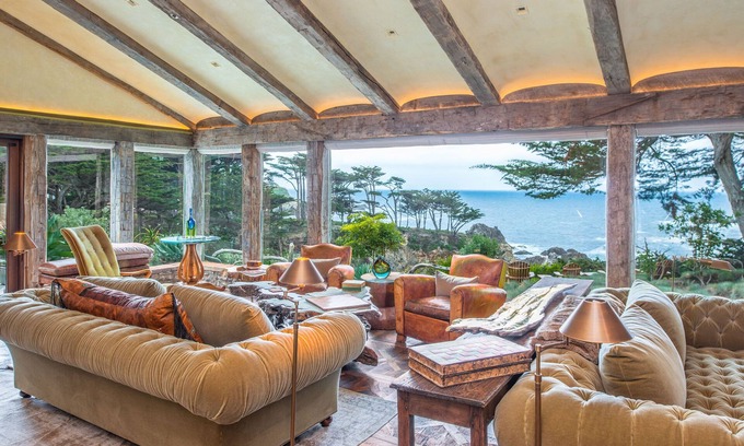 Carmel Highlands Casa | Exquisito lujo costero rústico - Cerca de Pebble Beach, Carmel, Big Sur - Capacidad 4