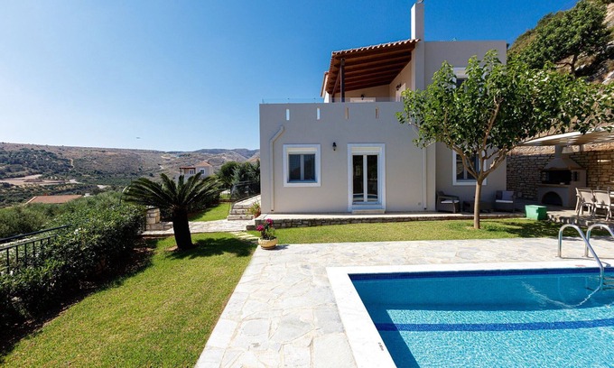 Agia Triada Villa | Extravagant Crete Villa | Villa Zenith I | Private Pool and Outdoor Amenities | 3 Bedrooms | Ideal for Families | Agia Triada