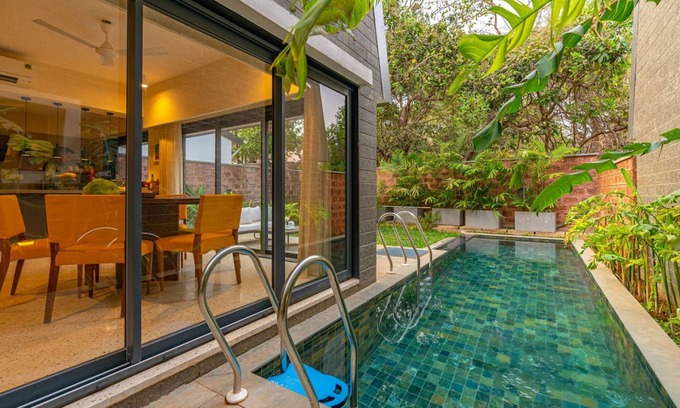 Vagator Villa | Ezra - 4bhk w Private Pool in Vagator nr Thalassa