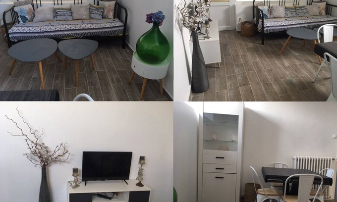 La Souterraine Cama Y Desayuno | F1 Meublé 50 M2 - 1 pce + sdb wc +cuisine + Jardin + Grand Couloir Rangement