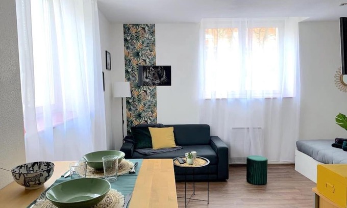 Mulhouse Apartamento | F1 tout équipé proche Tram - Jungle