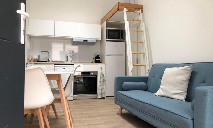 Bourg-la-Reine Apartamento | F2 équipé, 15mn de Paris, parking, climatisation