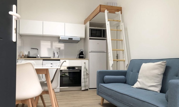 Bourg-la-Reine Apartamento | New 1 bedroom apartment + mezzanine, near Paris