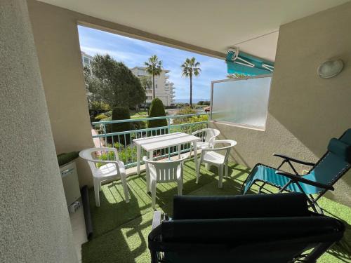 Golfe Juan Apartamento | F2 Vue mer - Piscine - Climatisation - Parking