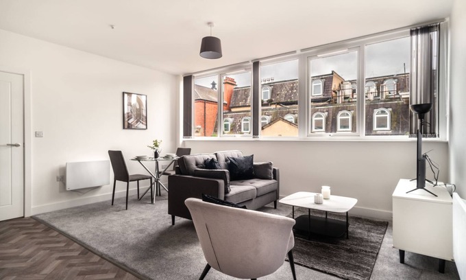 Wrexham Apartamento | Modern 1 Bed Apartment in Central Wrexham