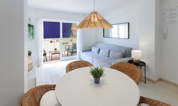Grao de Gandia Apartamento | Fantástico apartamento, acogedor con estilo mediterráneo-ALQUILER SOLO FAMILIAS