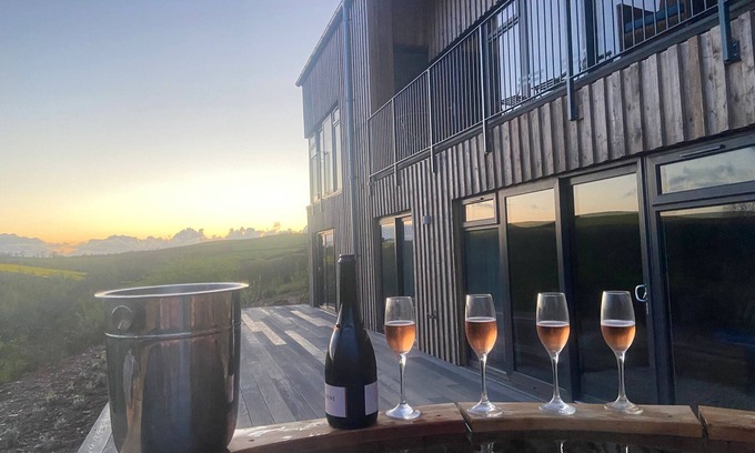 Saltash Casa | Fabulous barn, tennis court,wood fired hot tub tucked away on working farm