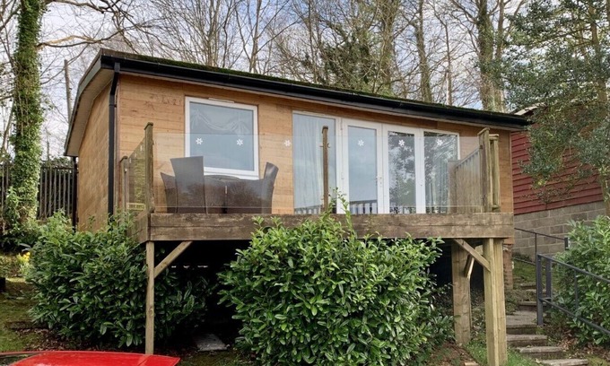 Bont Newydd Chalet De Esquí | Fabuloso pequeño escondite Lodge en un parque de vacaciones de campo cerca de Caernarfon