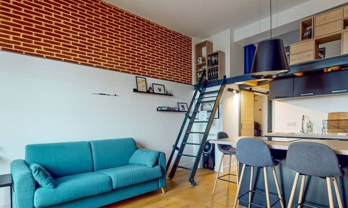 Fer a Cheval Apartamento | Fac 5 · Tram/métro vue Garonne Parking