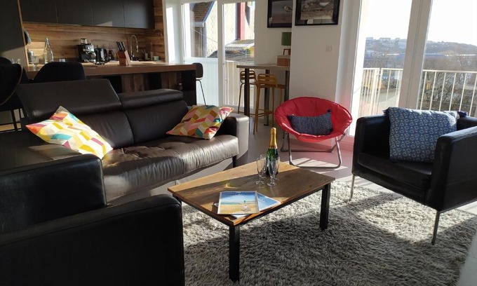 Boulogne-sur-Mer Apartamento | Face Nausicaa et plage vue panoramique