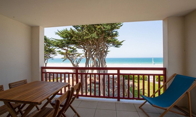 Pleneuf-Val-Andre Apartamento | Frente al mar, bonito piso para 8