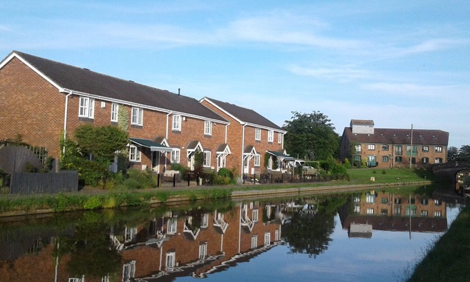 Market Drayton Casa | Frente al Canal de la Unión de Shropshire