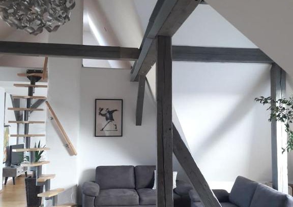 Mitte Apartamento | Fair Messe Rooftop Loft in Nürnberg