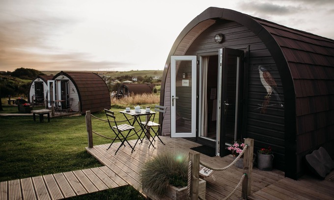 Crawshaw Booth Apartamento | Cabaña-Familiar-Baño en la habitacion-Vista al campo
