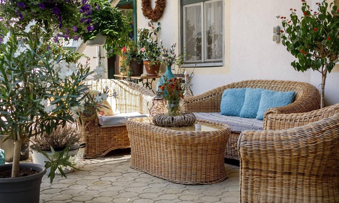 Morbisch am See Cabaña | Familien-suite mit Balkon,hofseite, 2 Schlafräume - Pension Laubenhof