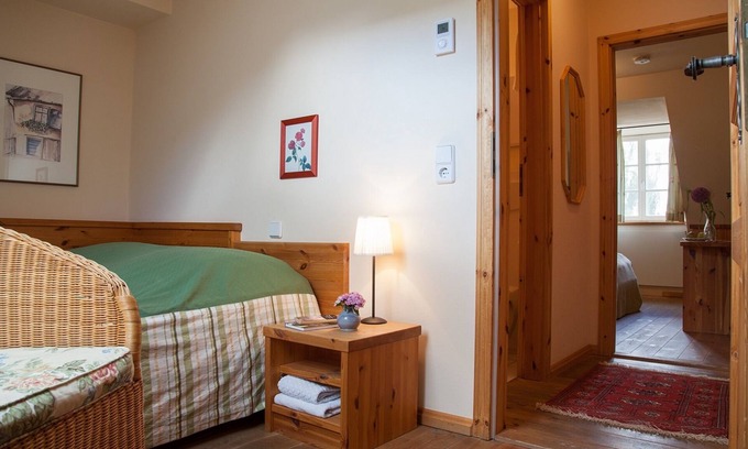 Niemegk Apartamento | Familienzimmer mit Du/wc