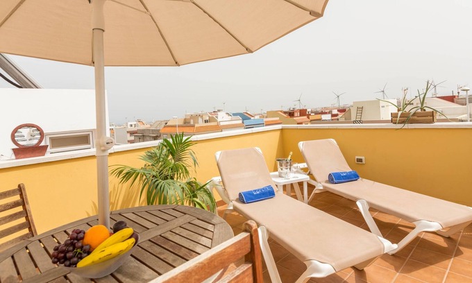Cruce de Arinaga Casa | Encantadora 'Casa Cruce de Arinaga' con terraza, aire acondicionado y Wi-Fi