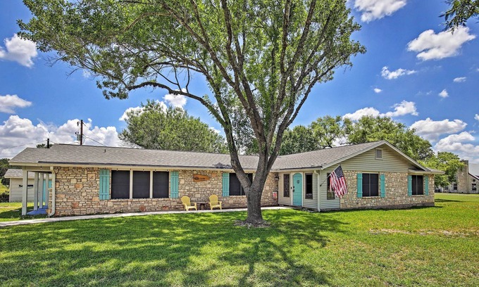 Boerne Casa | ¡NUEVO! 'Boerne Beach House' de un piso con patio.