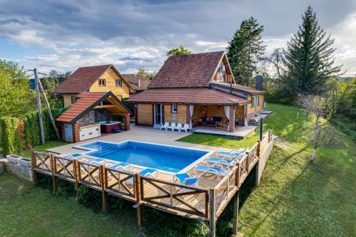 Gornje Dubrave Casa | Family friendly house with a swimming pool Ogulin, Gorski kotar - 15204