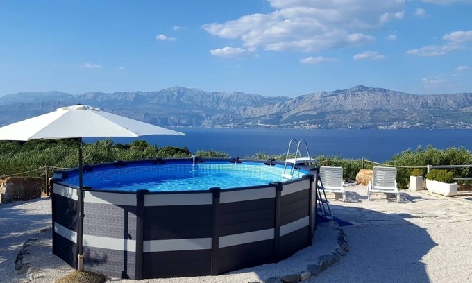 Praznica Casa | Casa familiar con piscina Postira, Brac (K-11742)