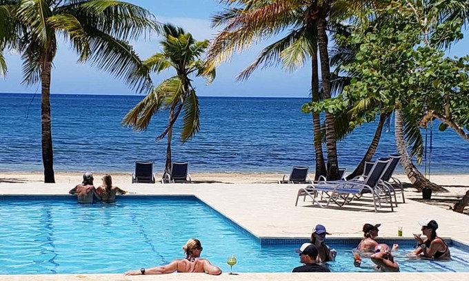 Palmetto Bay Casa | Family Friendly Private Eco Beach Resort, Pool, Dive Shop, Bar & Grill Onsite