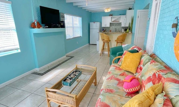 Port Canaveral Cabaña | Family Fun Starts Here! Cozy 3BR + Sunroom, 2-Min Walk to the Beach!"